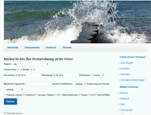 Tablet Screenshot of ferienwohnung-ostsee.org